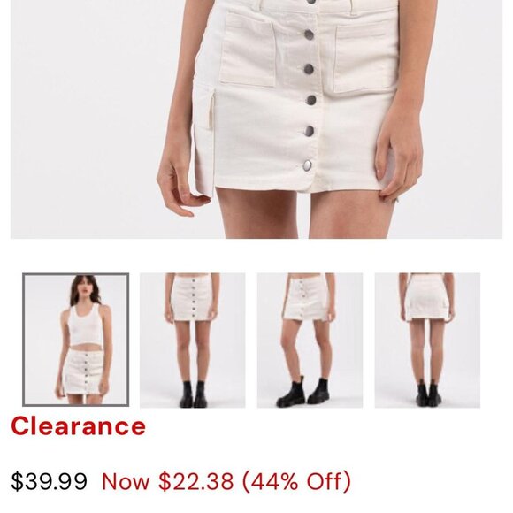 WEST OF MELROSE Cargo Mini Skirt - Picture 5 of 5